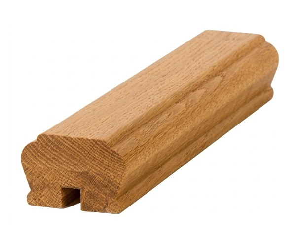 White Oak Newark 10mm Grooved Handrail For Glass